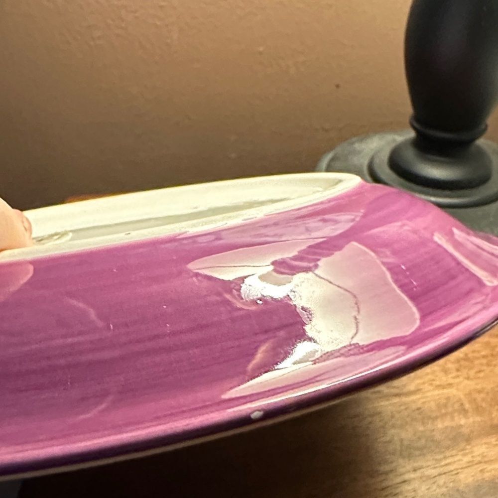 Purple Witch Halloween Plate - Picture 9 of 10